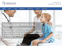 Tablet Screenshot of fairbanksclinic.com